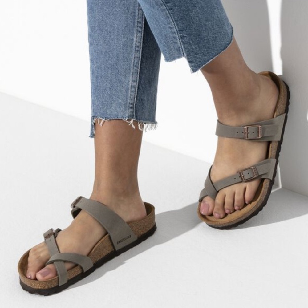 Birkenstock Mayari - Stone, Size 38, great condition!
